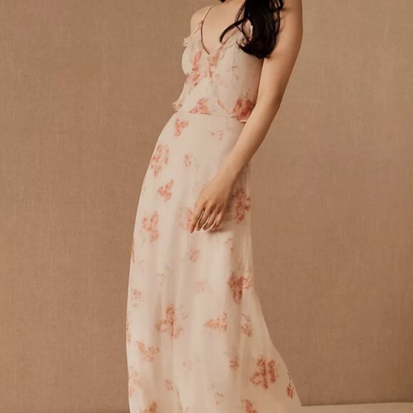 BHLDN Clare Floral Maxi Dress 4 - Picture 1 of 11